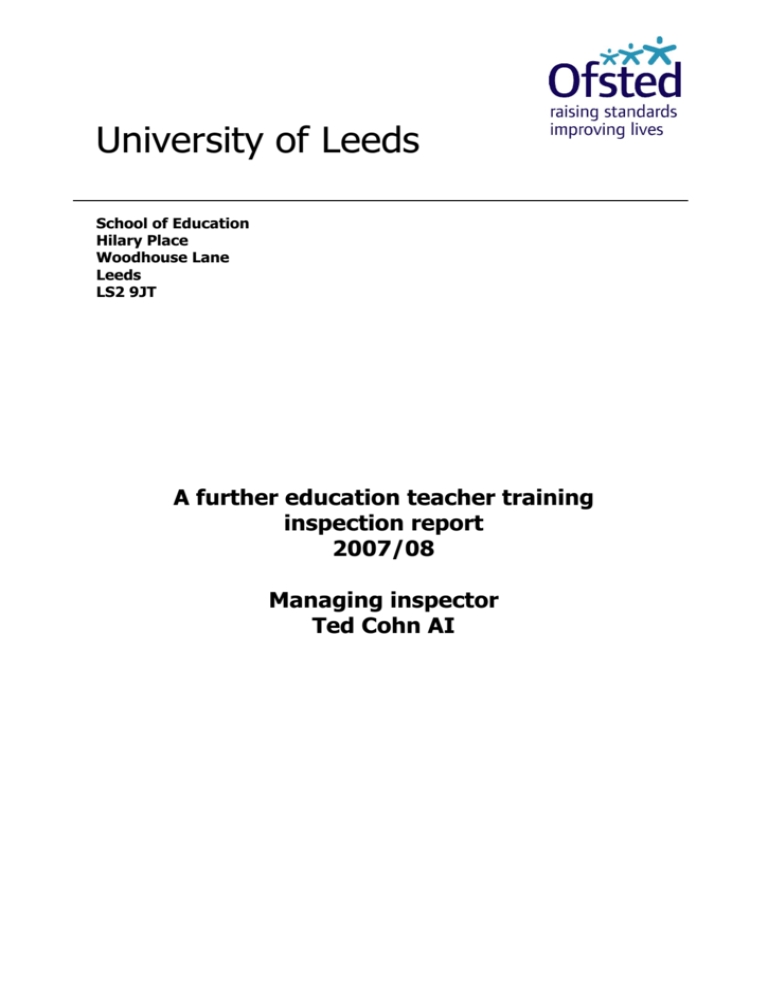 university of leeds coursework cover sheet