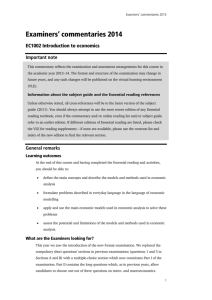 Examiners' commentaries 2014 - University of London International