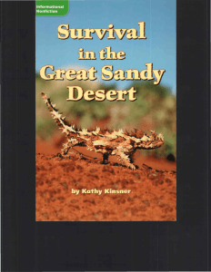 Survival in the Great Sandy Desert
