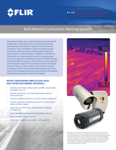 Bulk Material Combustion Warning Systems