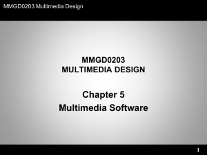 Chapter 5 Multimedia Software