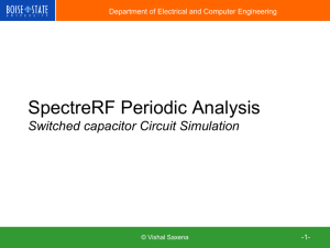 SpectreRF Periodic Analysis