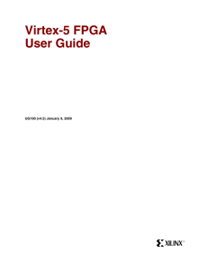 Virtex-5 User's Guide - EECS Instructional Support Group Home Page