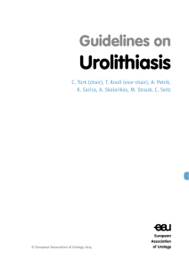 Urolithiasis - European Association of Urology