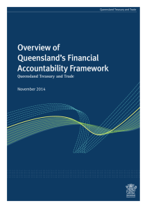 Overview of Queensland's Financial Accountability Framework (PDF