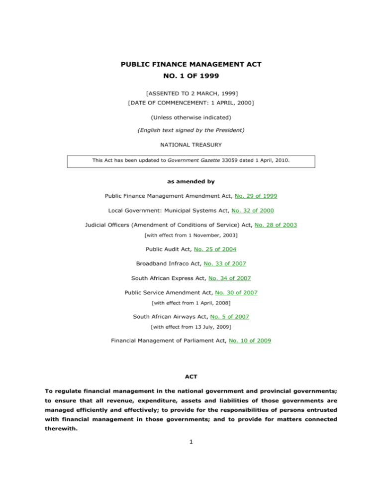 public-finance-management-act