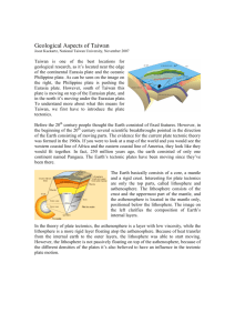 Geological aspects of Taiwan