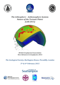 The Lithosphere – Asthenosphere System