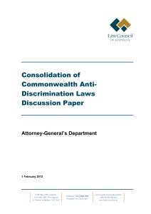 Submission for Consolidation of Commonwealth Anti