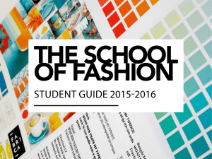 student guide 2015-2016 - Ryerson School of Fashion