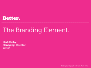 Brand Presentation –