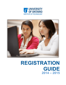 A 'HOW-TO' GUIDE TO WEB REGISTRATION