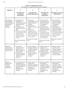 General Learner Outcomes