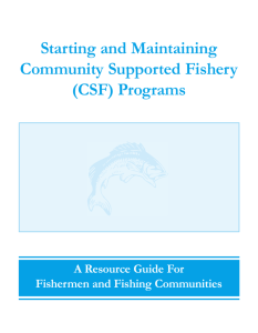 Community Supported Fisheries Resource Guide