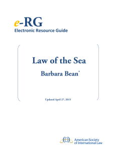 Law of the Sea - American Society of International Law