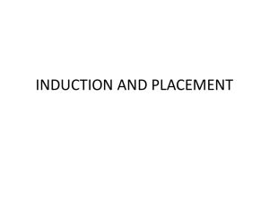 induction and placement - Easyonlinebooks