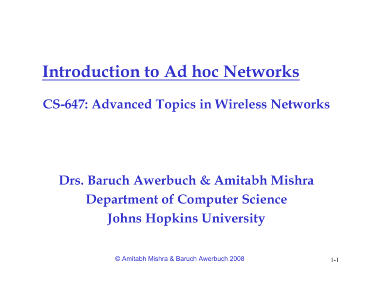research topics on ad hoc networks
