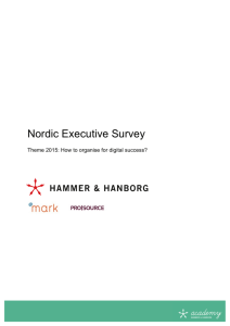 Nordic Executive Survey