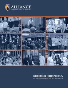 exhibitor prospectus - American Agents Alliance