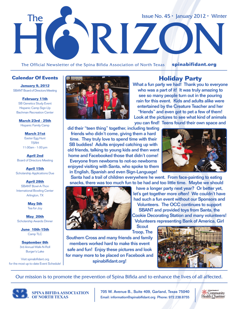 Holiday Party Spina Bifida Association Of North Texas