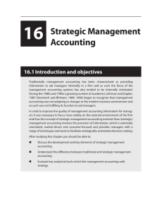 16 Strategic Management Accounting