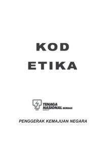 TNB Kod etika for pdf.pmd