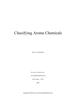 Classifying Aroma Chemicals