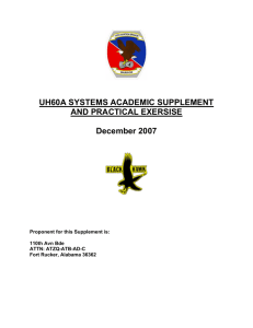 UH-60 Systems Academic Practical Exercise - AASF1-NY