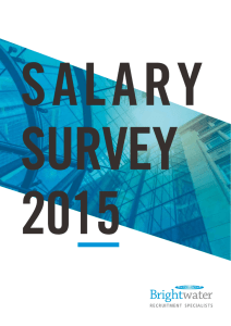 Salary Survey 2015 - Brightwater Recruitment Specialists