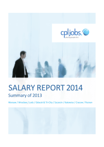 salary report 2014