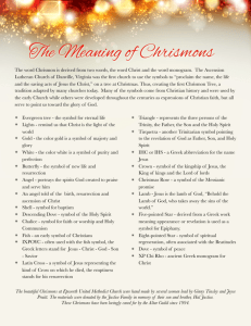 Meaning of Chrismons