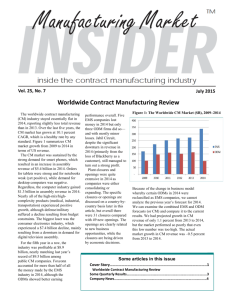 Worldwide Contract Manufacturing Review