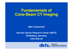 Fundamentals of Cone-Beam CT Imaging