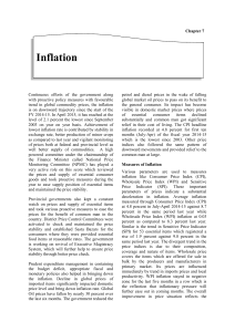 Inflation - Ministry of Finance