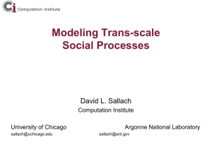 Modeling Trans-Scale Social Processes