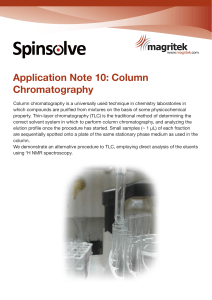Application Note 10: Column Chromatography