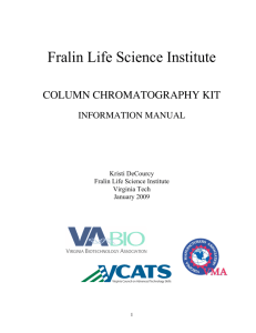 introduction to column chromatography