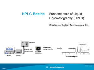 Fundamentals of HPLC