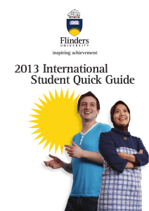 2013 International Student Quick Guide