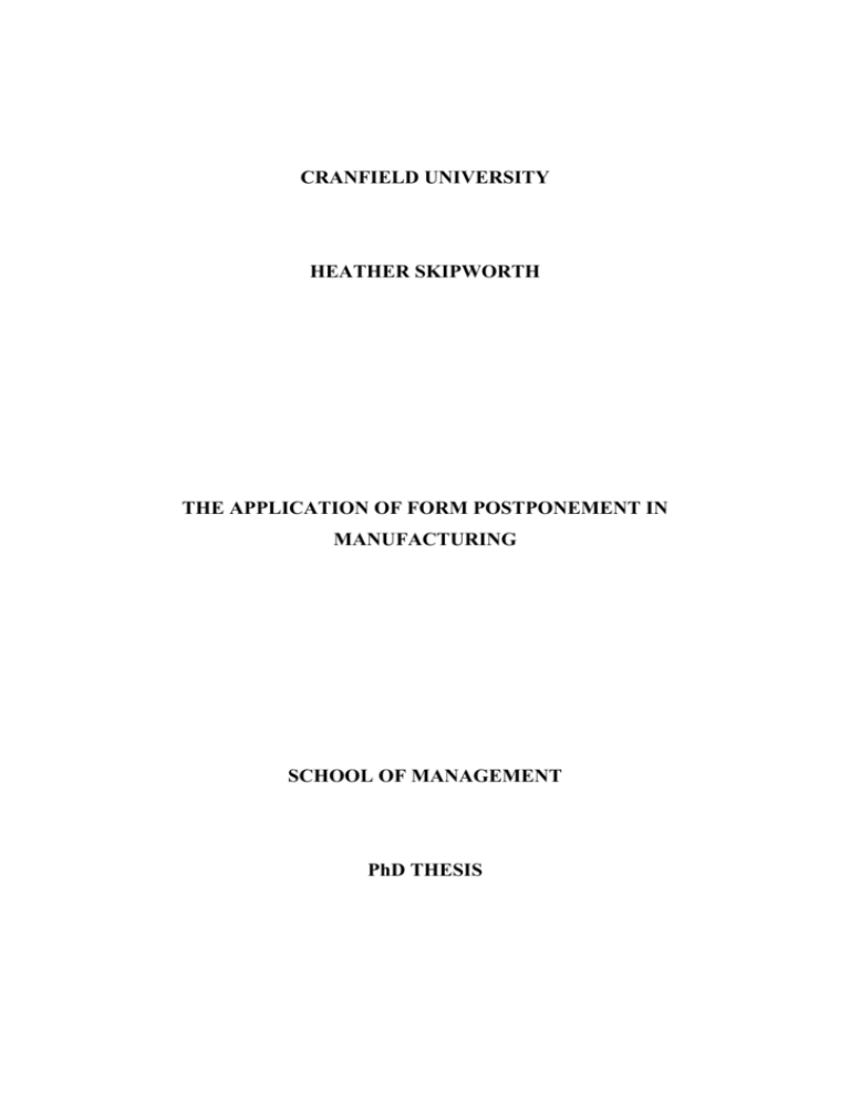 cranfield thesis template
