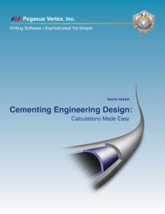 Cementing Engineering Design: Calculations