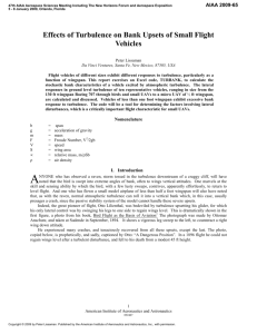 Effects of Turbulence on Bank Upsets of Small Flight Vehicles