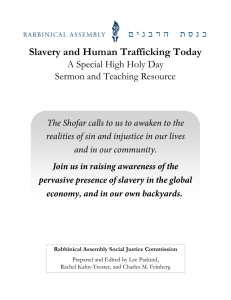 Slavery and Human Trafficking Today