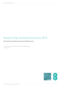 Britain's Pop-Up Retail Economy 2015