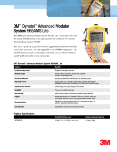 3M™ Dynatel™ Advanced Modular System 965AMS Lite