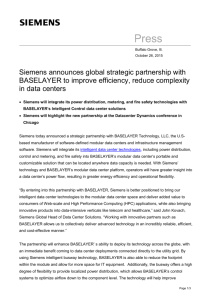 Siemens Announces Strategic Partnership with BASELAYER