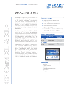 CF Card XL & XL+ - SMART Modular Technologies