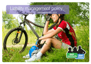 Liability Management Policy