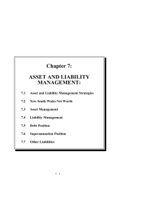 Chapter 7: ASSET AND LIABILITY MANAGEMENT