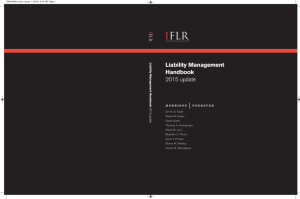 Liability Management - Morrison & Foerster LLP